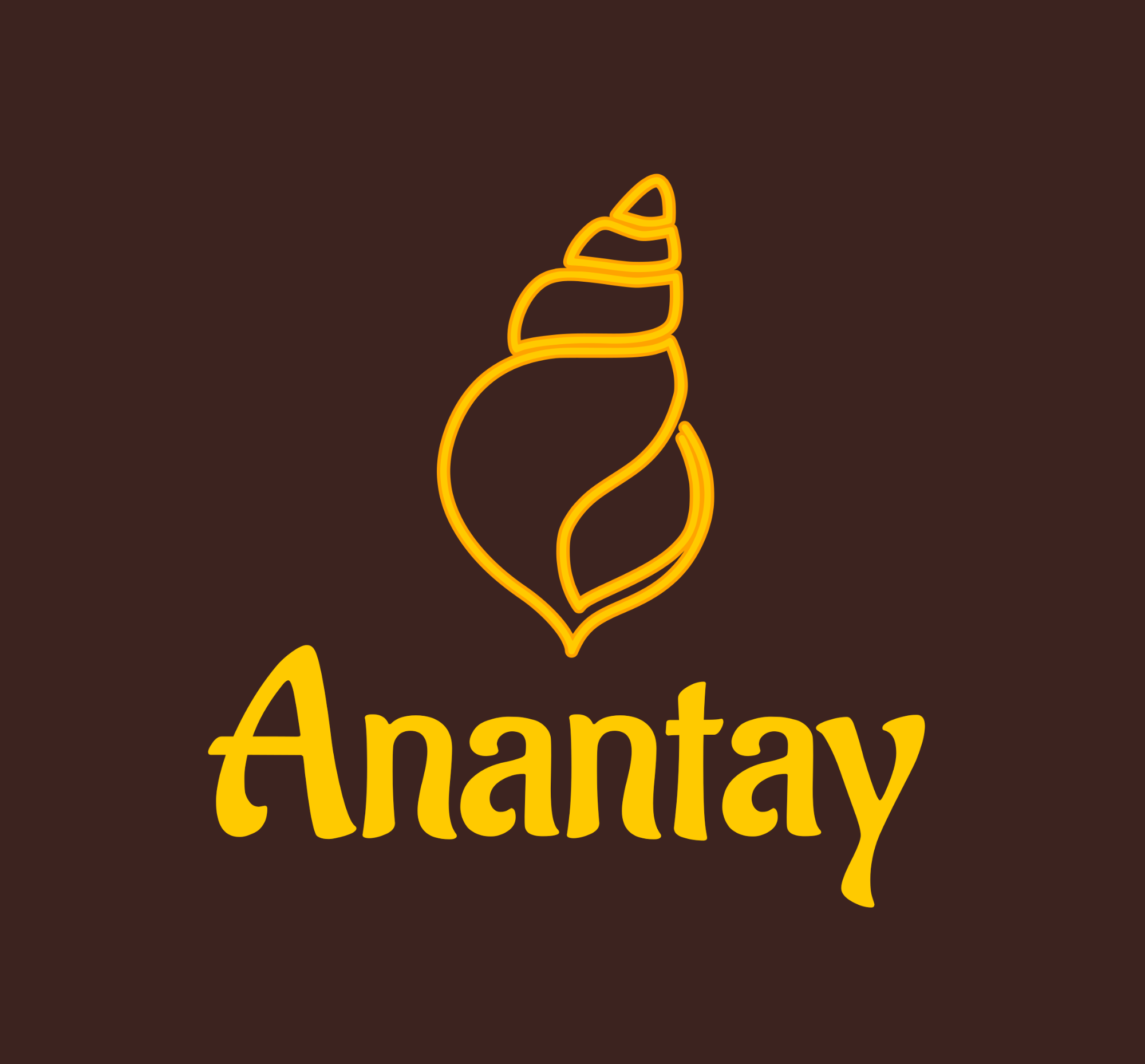 Anantay conch-shell logo